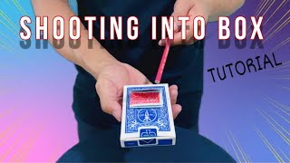 Shooting Into Card Box Magic Gimmick Tutorial