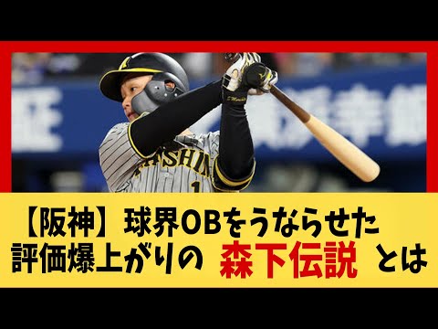 【阪神】球界OBをうならせた評価爆上がりの『森下伝説』とは【野球】【2ch 5ch スレ】