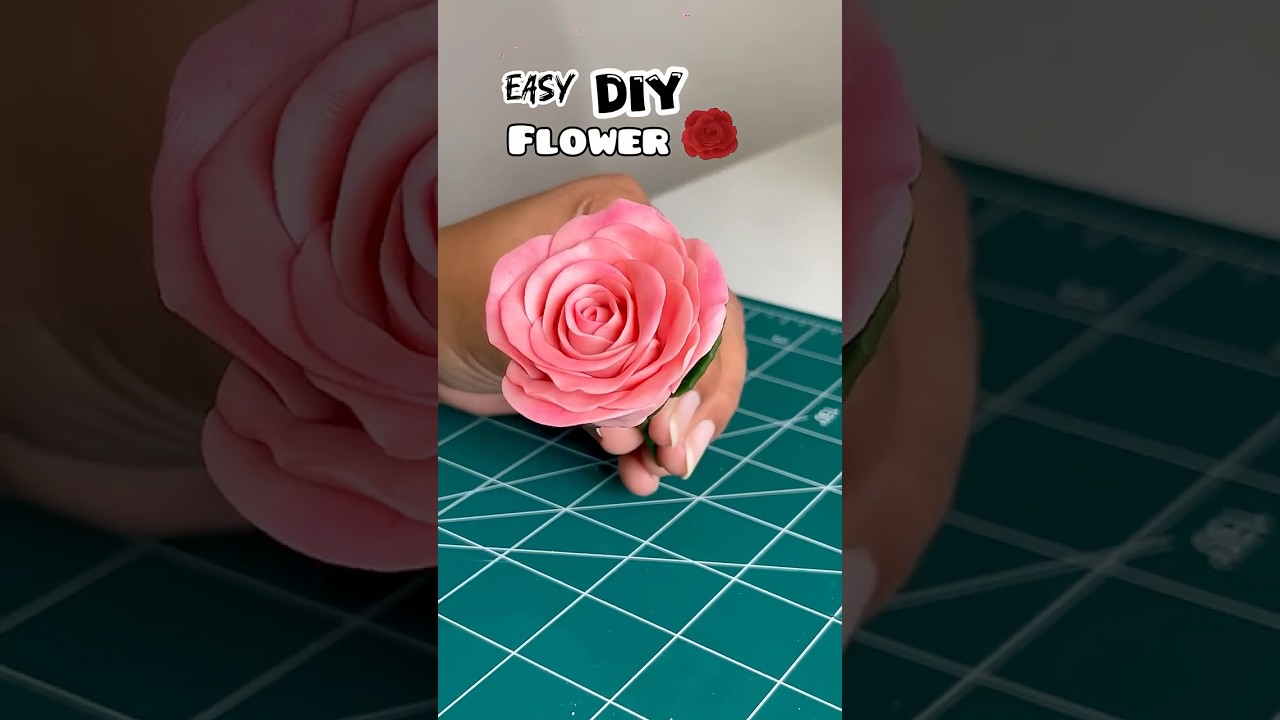 🌹Сделайте реалистичную глиняную розу своими руками и подарите себе особенную | роза из холодной ф...