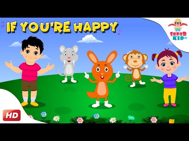 If You Happy and You Know It Clap Your Hands Song with Lyrics class=