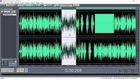 PC tricks | How to edit audio in Cool Edit Pro | Single Track editing_Cool Edit Pro tutorial