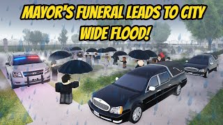 Greenville, Wisc Roblox l HUGE STORM Floods Funeral Hearse Update Roleplay