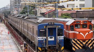 【軍列美交區間】台鐵7802 次貨運列車 臺南站南 通過