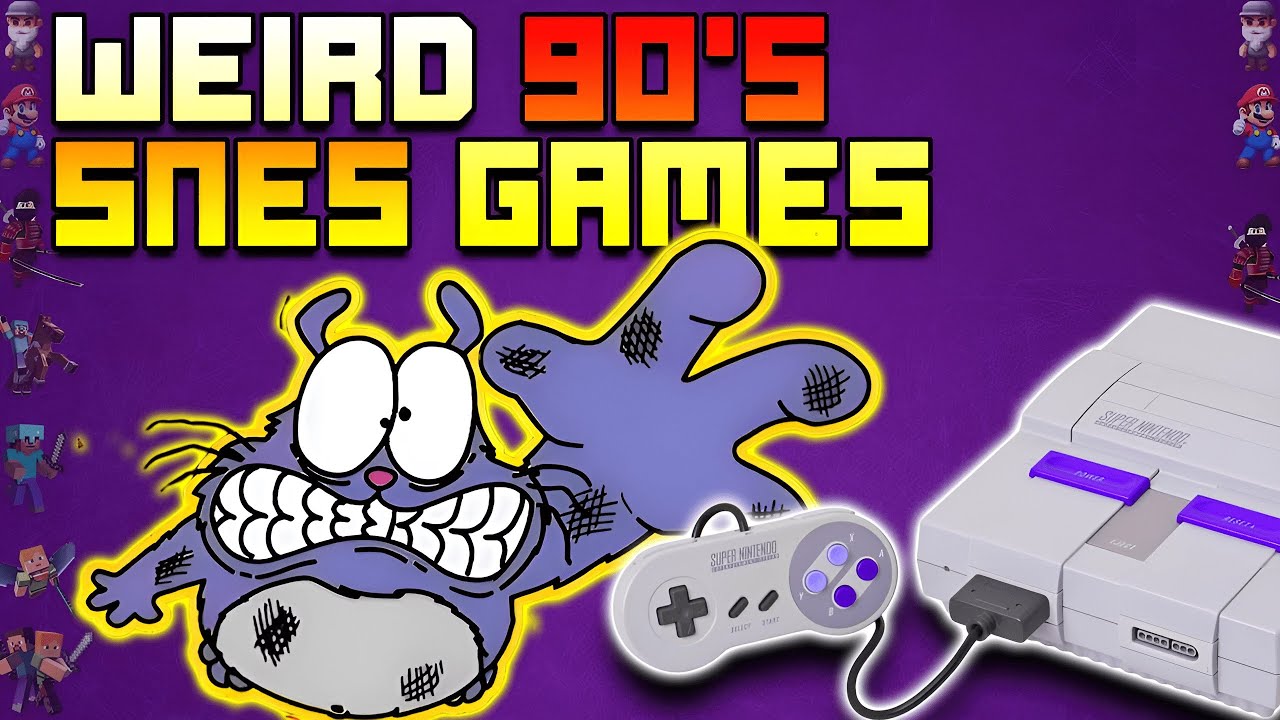 10 WEIRD Super Nintendo Games Only 90s Kids Remember
