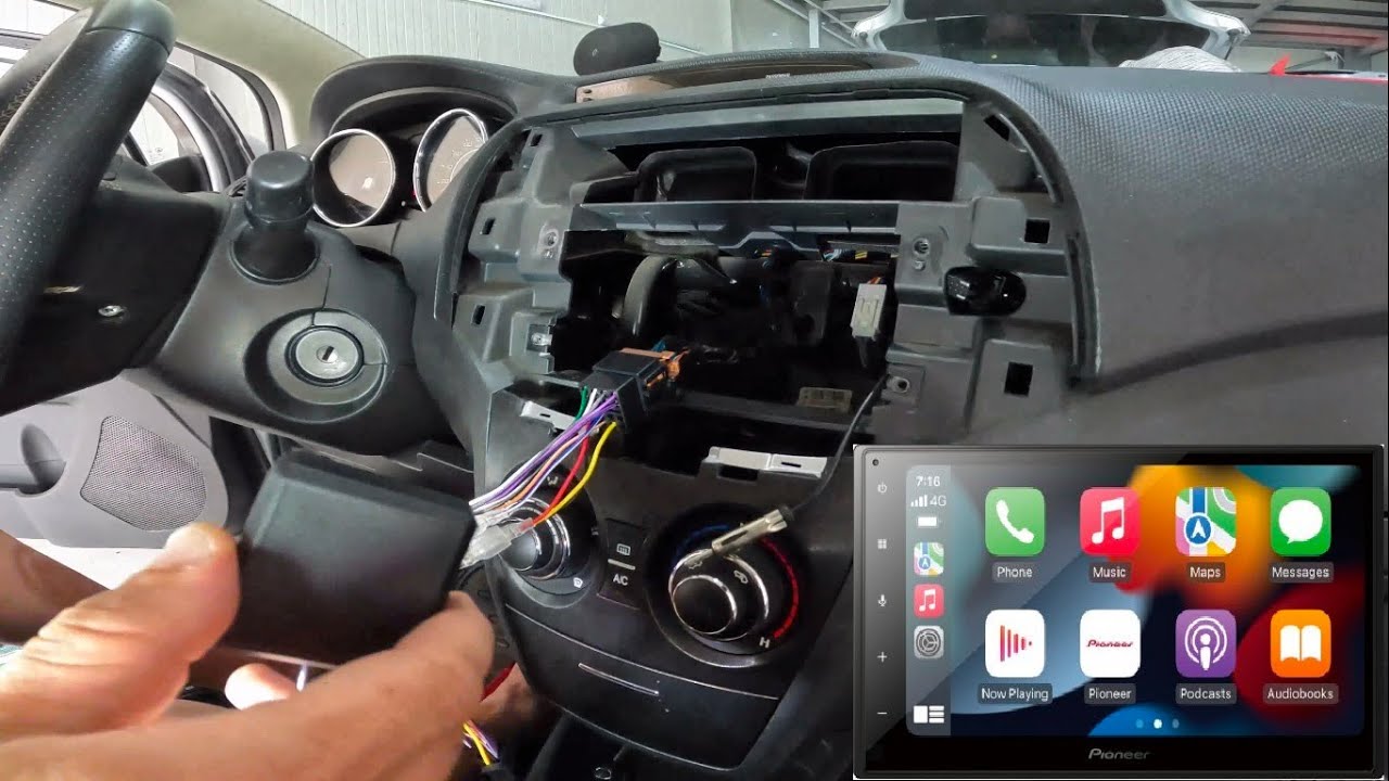 How To Install Pioneer SPH-DA360DAB Wireless AppleCarPlay , Android Auto In  Great Wall Voolex 2014 