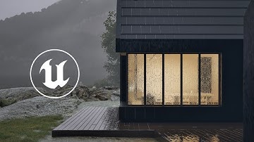 Rainy day / UE5 Lumen/ Architectural visualization