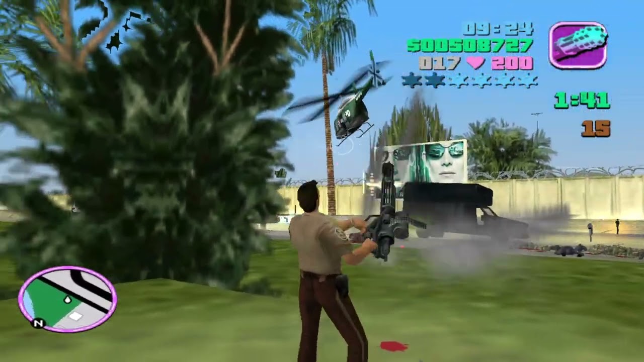 GTA Vice City Rampage Mission At Army Base Camp To Create Chaos