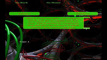 testing a processing GUI (buttons & vertical scrolling text)