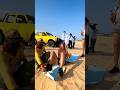 Desert sandboarding with a beautiful girl #beach #travel #fyp #viral #foryou #shorts