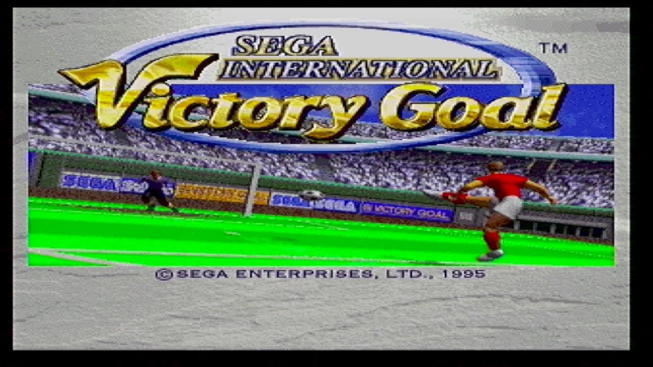 A look at Sega International Victory Goal for the Sega Saturn. An exhibition match.