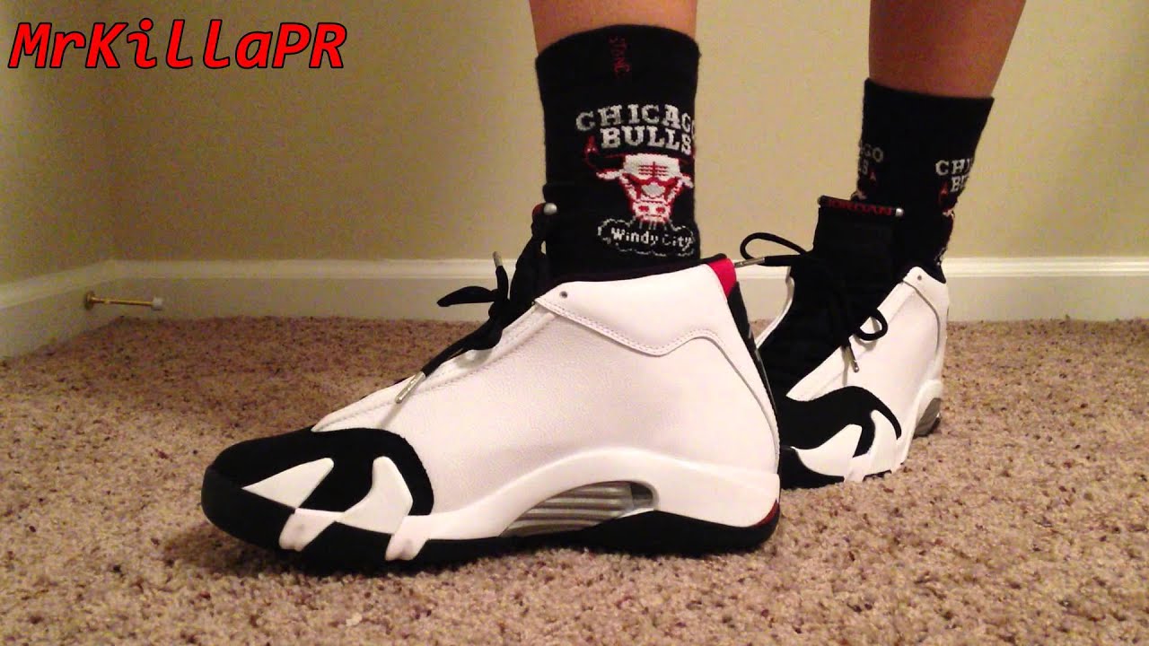 black toe 14s on feet