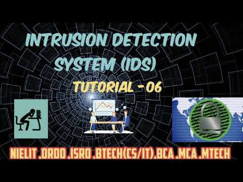 Intrusion detection system. Network security topic of NIELIT NIC SCIENTIST B AND TECHNICAL ASS