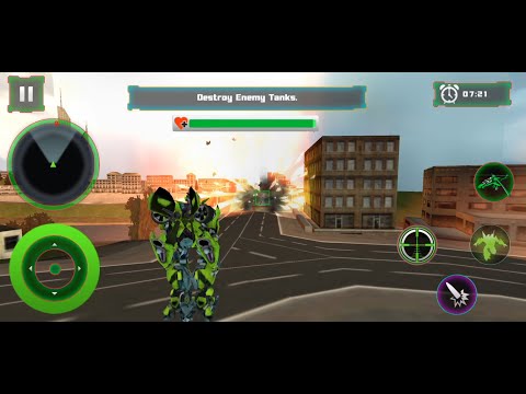 Flying Helicopter Robot Game