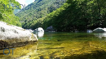 Lazy River | Flowing Water & Atmospheric Sounds for Sleeping | Studying | Relaxing | Nature Ambience