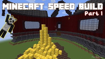 Minecraft Speed Build - Floating Fortress - Part 1