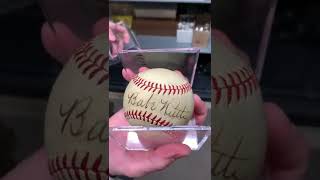MUST SEE $50,000 Babe Ruth Signed Baseball