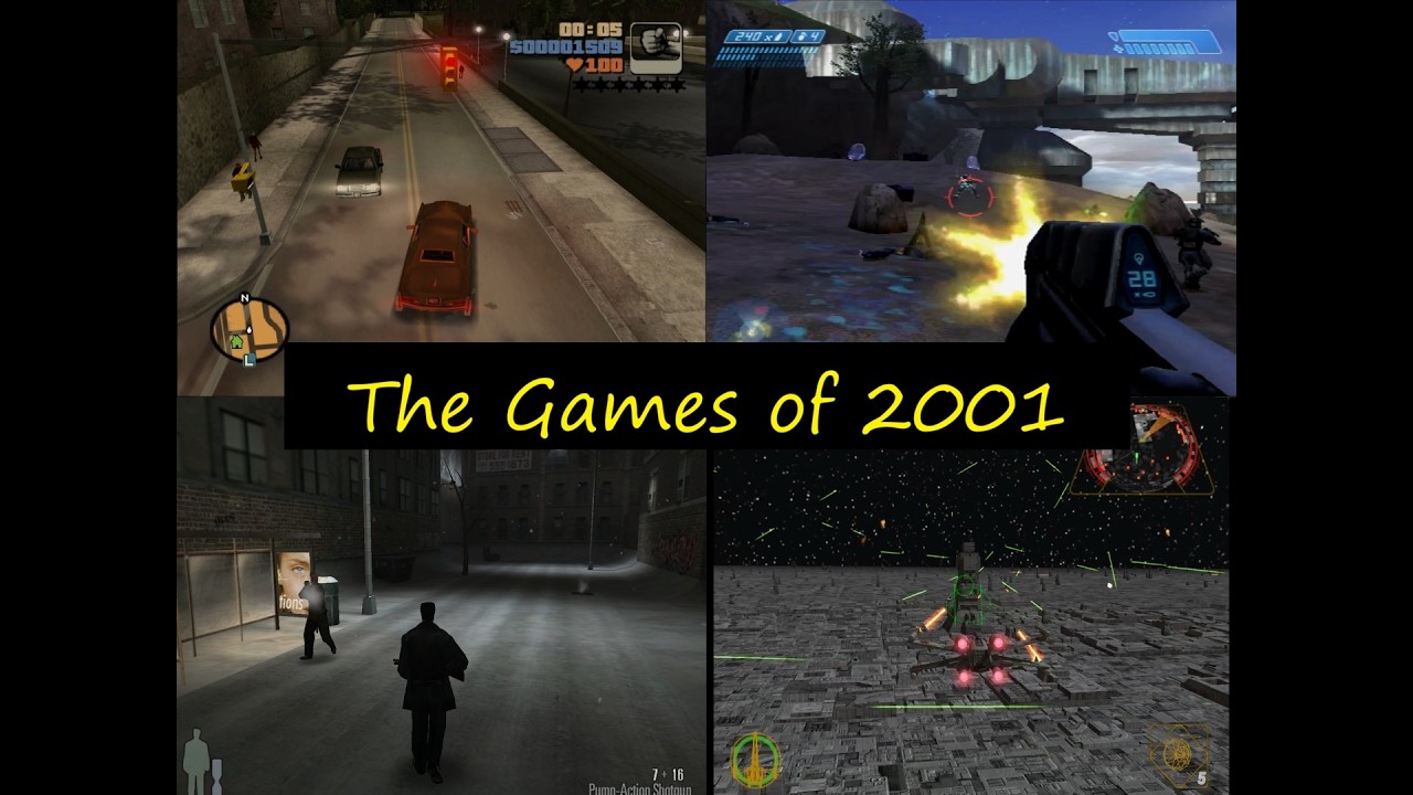 25 Years Ago: The Games of 2001! How Many Did You Play? - YouTube