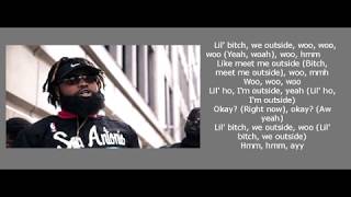 Sada baby - Outside ft. Trap Manny (Lyrics)