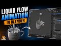 Water 🌊 or Liquid flow animation in Blender 