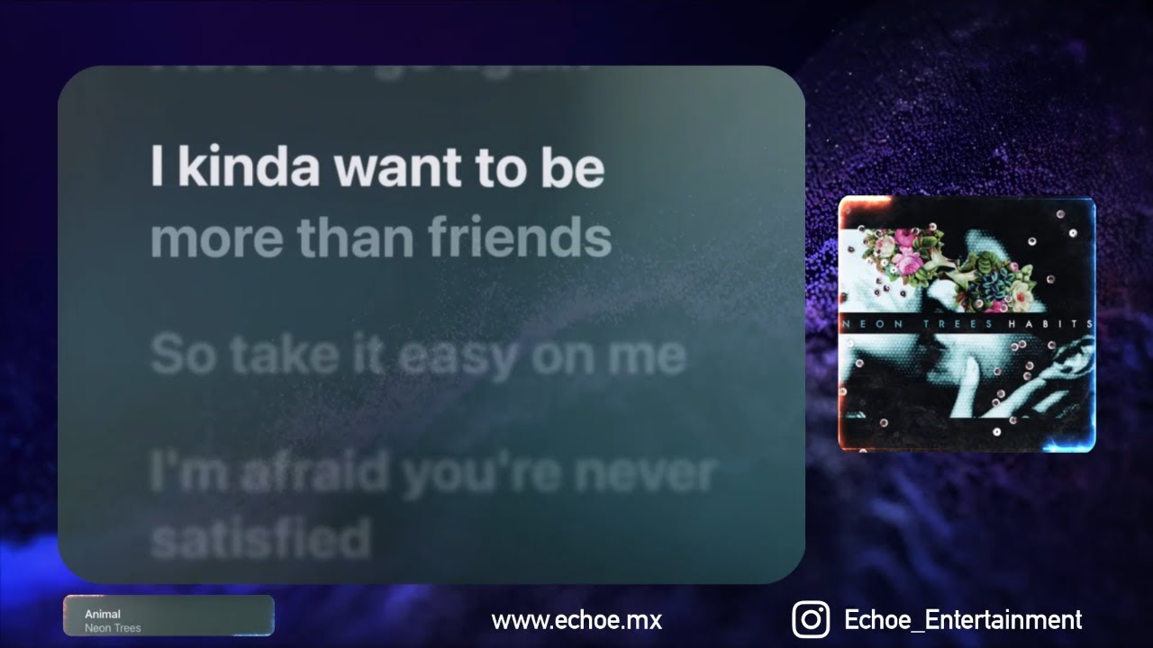 Neon Trees Animal (Karaoke Version, Original Music) YouTube