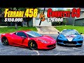 Why spend $150k on a Ferrari 458 when a C8 Corvette is ONLY $76k? Ferrari Review.