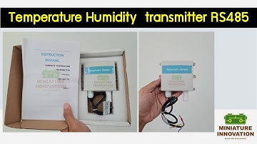 Temperature Humidity RS485 Modbus RTU | JXBS 3001-TH-RS-1-PE : miniature innovation