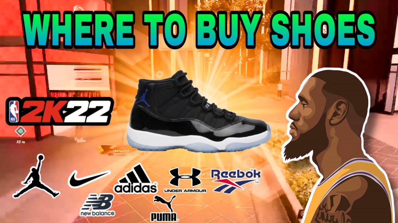 Where to Buy/Equip SHOES in NBA 2K22 - YouTube