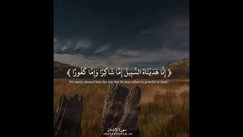 أجمل تلاوة من سورة الإنسان 🎧❤️ حالات واتس اب دينيه
