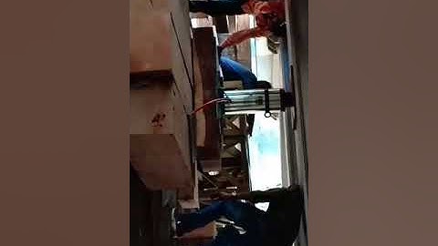 Jecking for bow string girder bridge