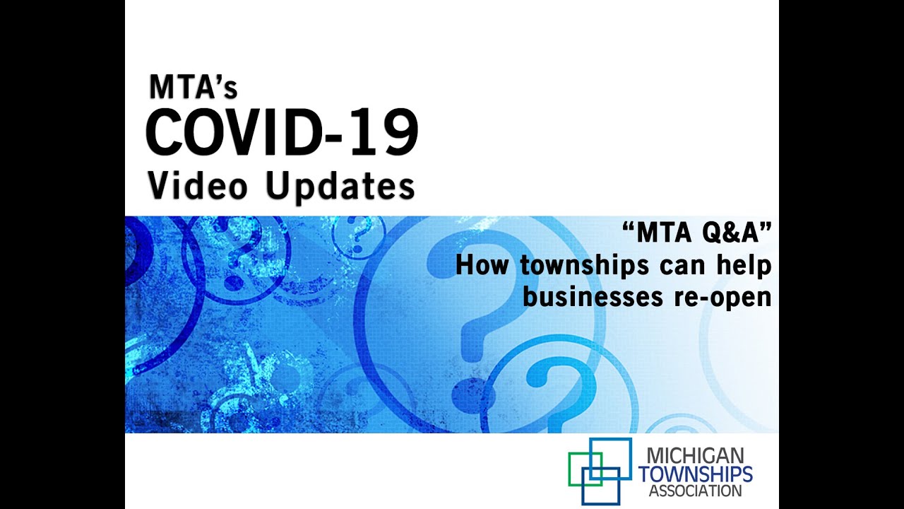 MTA Q&A: How townships can help businesses re-open