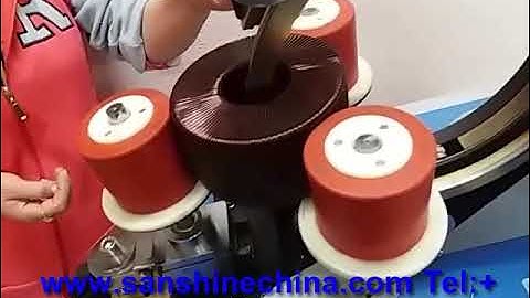 Automatic big toroid coil winding machine (SS300) @windingmachinechina @windingmachine