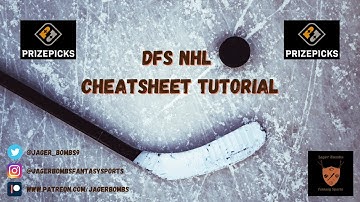 Jagerbombs DFS NHL Cheatsheet Tutorial