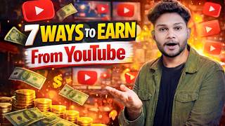 Different Ways To Earn From Youtube 2026 Youtube Se Paise Kaise Kamay How To Monetize Youtube
