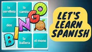 Spanish Bingo #educationalgame