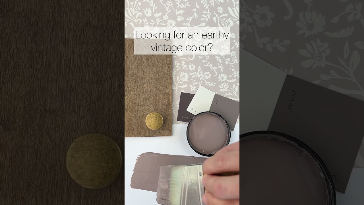 Smoke Oyster by Benjamin Moore is an earthy mauve paint color perfect for your space.