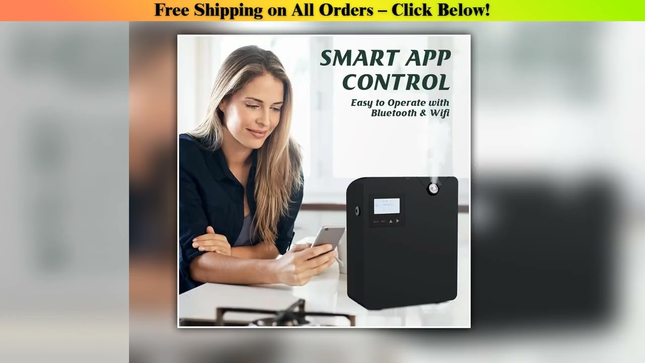 Scent Air Machine For Home Waterless Essential Oil Diffuser With Smart Cold Air Technology