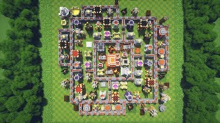 COMPLETE CLASH OF CLANS TH 11 BASE IN MINECRAFT