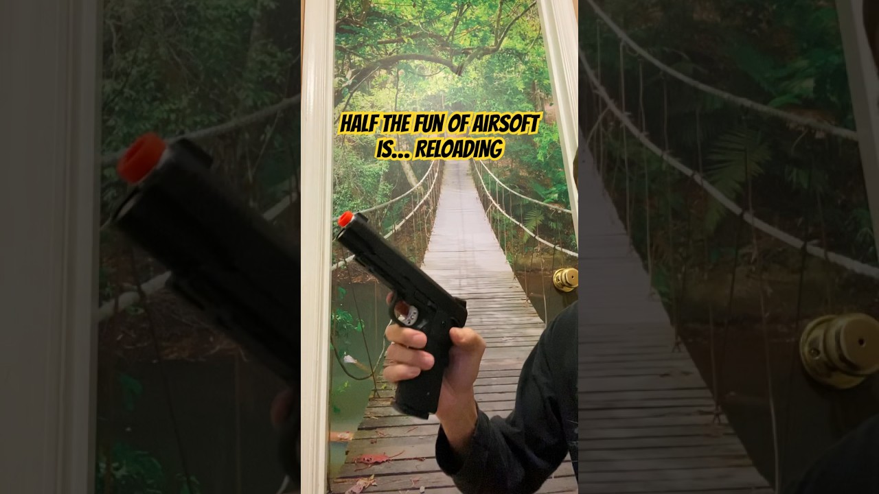 Half the FUN OF AIRSOFT is… RELOADING 