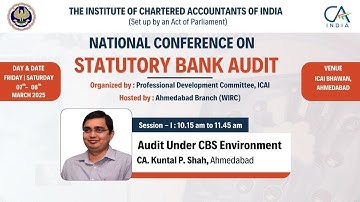 CA. Kuntal Shah on Audit Under CBS Environment