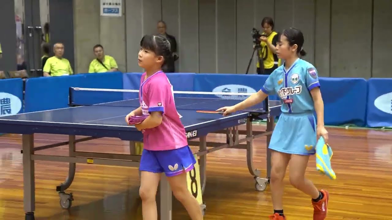卓球】注目の一戦！前年ホープス準優勝・鈴木希華が、前年カブ女王