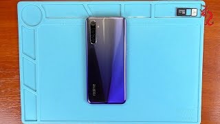 REALME 6 //РАЗБОР смартфона ОБЗОР изнутри + Микроскоп