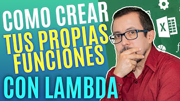 Como CREAR tus propias FUNCIONES en Excel con LAMBDA