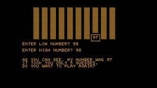 Guess - (1978) - Commodore PET - gameplay