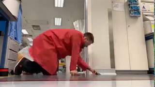 Dycem Contamination Control Floor Mats Installation - Time-Lapse Video