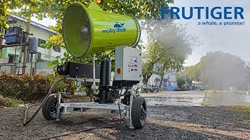 Experience the power of the FRUTIGER Dust Control Cannon (Fog Cannon) in action!