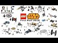 Lego Star Wars First Half 2018 - Compilation of all Sets - Lego Speed Build Review