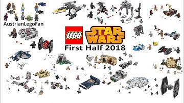 Lego Star Wars First Half 2018 - Compilation of all Sets - Lego Speed Build Review