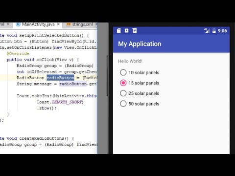 Radio Buttons: Android Programming - YouTube