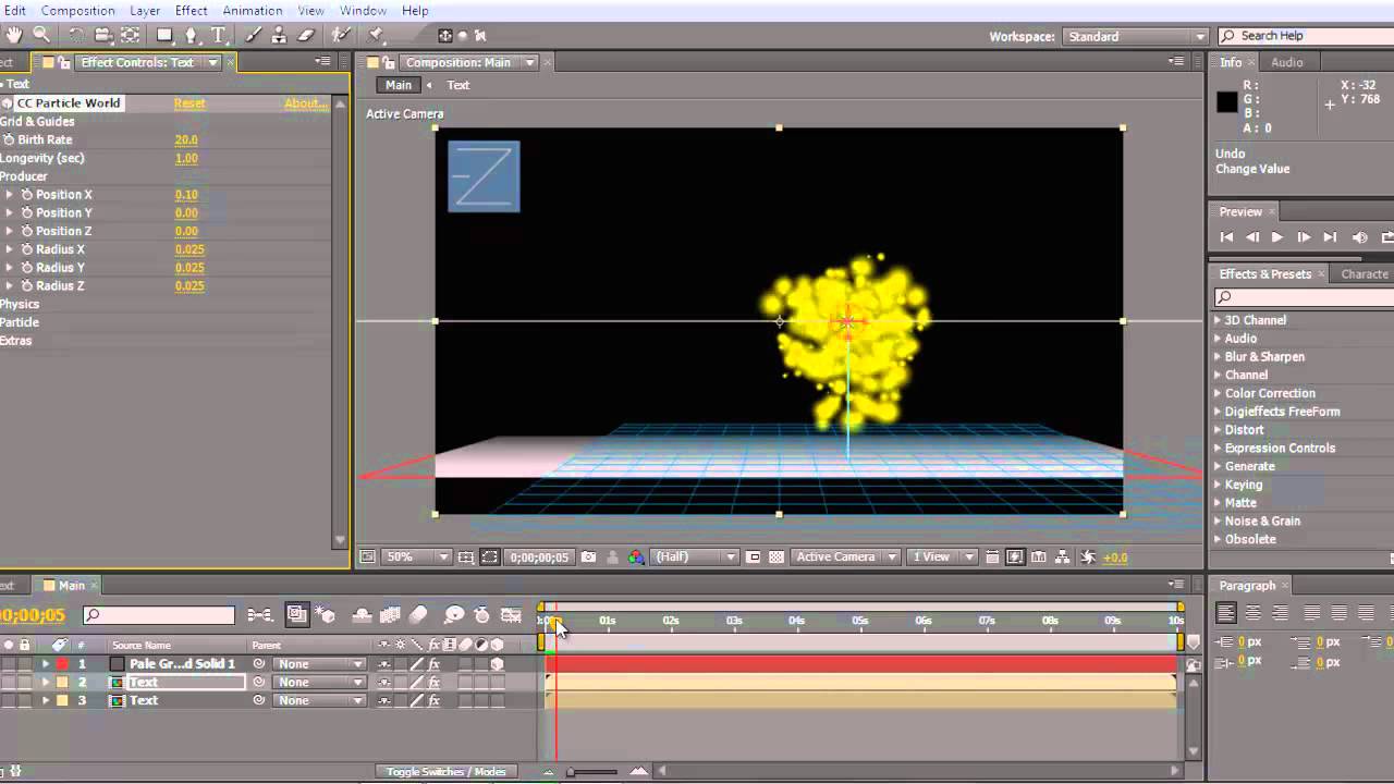 How to create a cool intro in Adobe After Effects CS5 Part 2 - YouTube