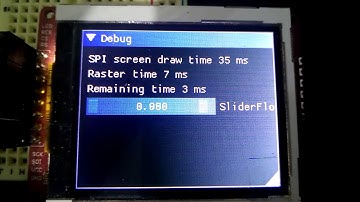 Dear ImGui on ESP32. Rasterising under 10ms!